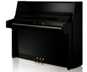 SCHIMMEL Klavier Wilhelm W 114 Modern schwarz poliert Messing